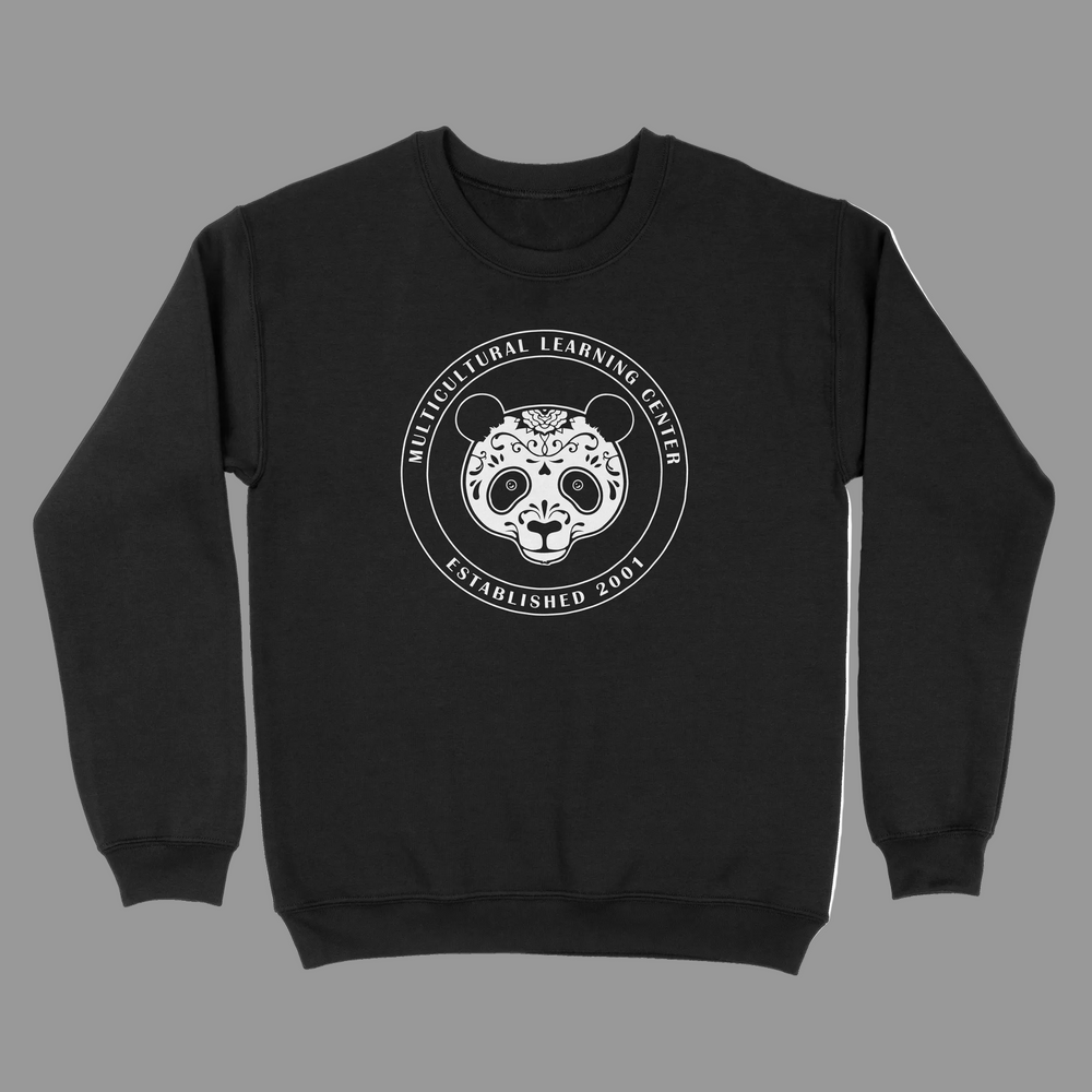 Heavyweight Black Panda Crewneck