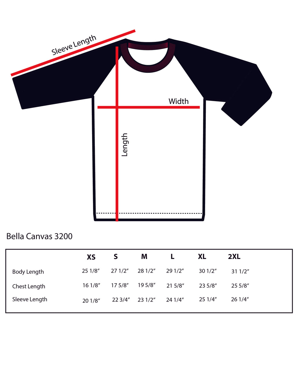 Taft Base 3/4 Sleeve Raglan Tee (White/Red)