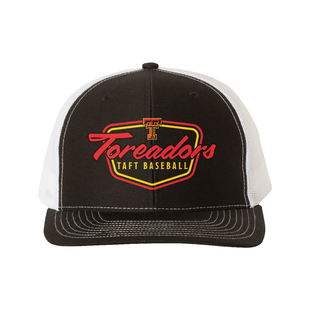 Taft Diner Trucker (Black/White)