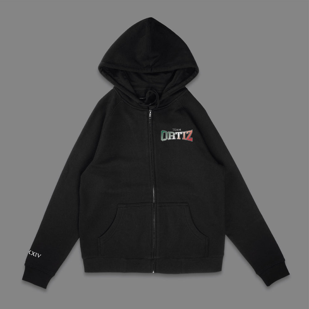 Unisex "Team Ortiz - Mexico" Zip-Up Hoodie